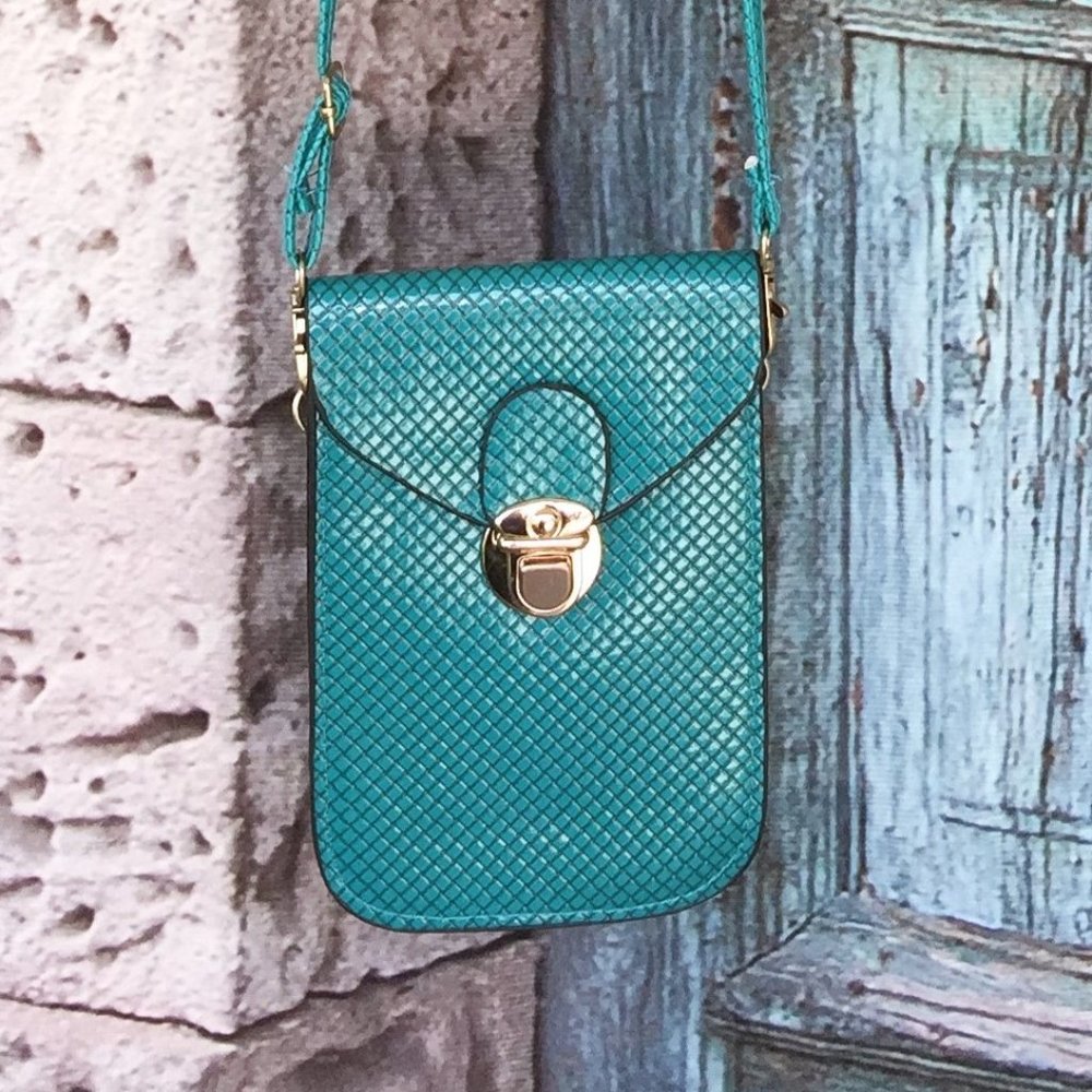 📦 REDUCED! Mini Cross-body Purse - (Turq.)